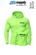 Port & Co™ Performance Pullover Hooded UPF50 Tee - Winsupply Garden City KS Co.
