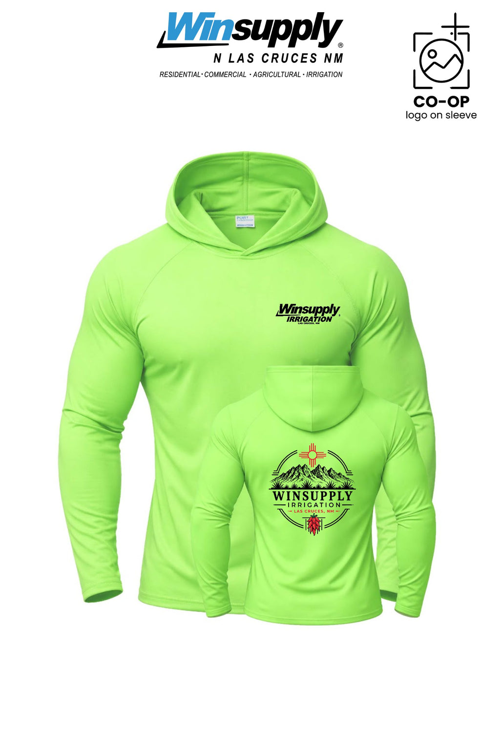 Port & Co™ Performance Pullover Hooded UPF50 Tee - Winsupply N Las Cruces NM