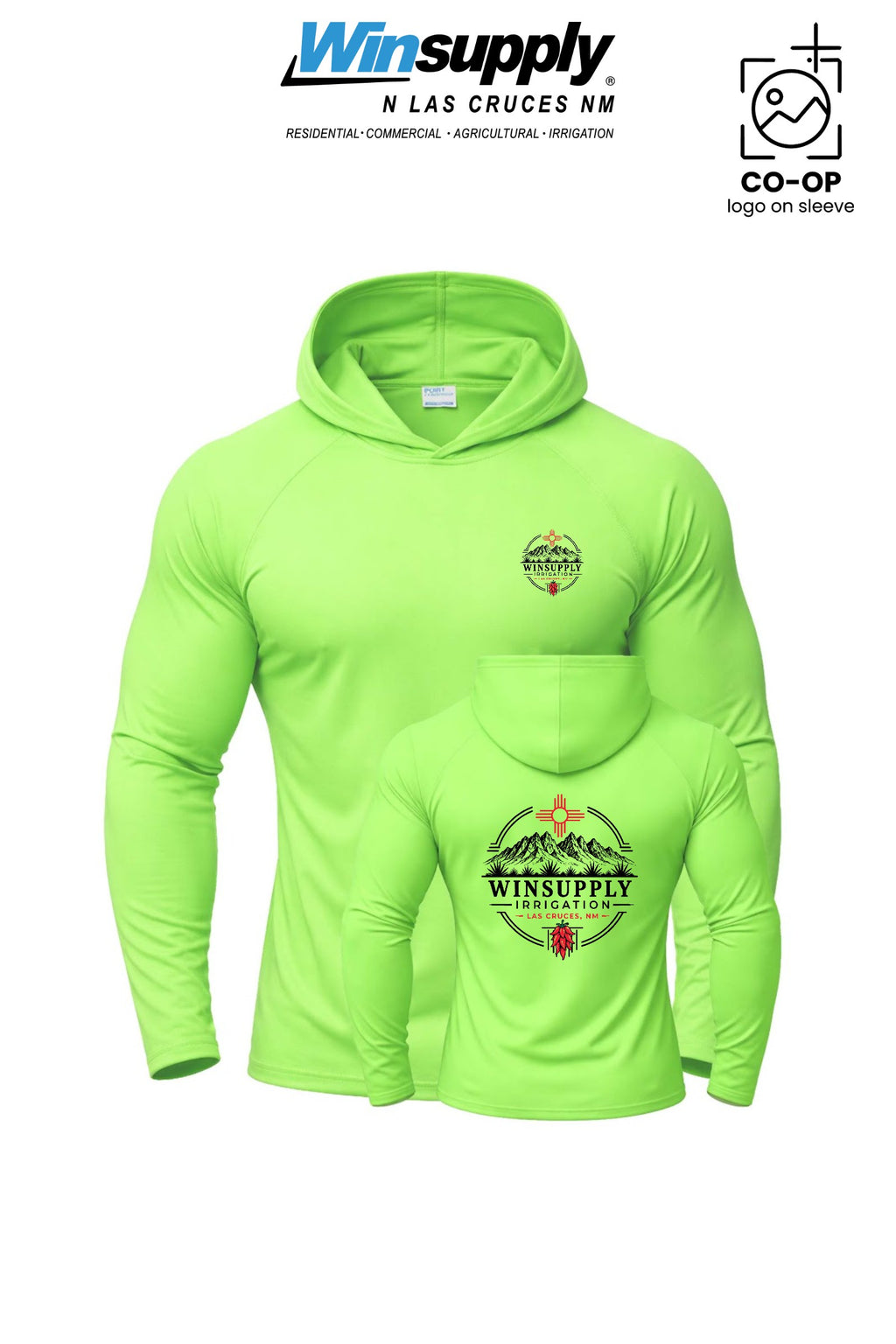 Port & Co™ Performance Pullover Hooded UPF50 Tee - Winsupply N Las Cruces NM