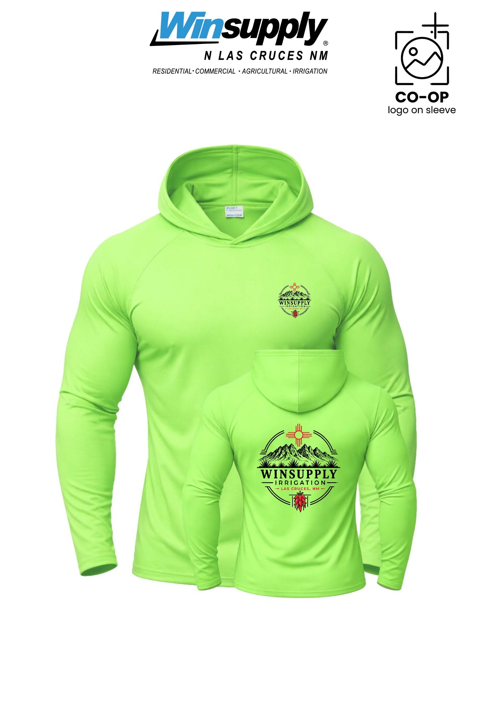 Port & Co™ Performance Pullover Hooded UPF50 Tee - Winsupply N Las Cruces NM