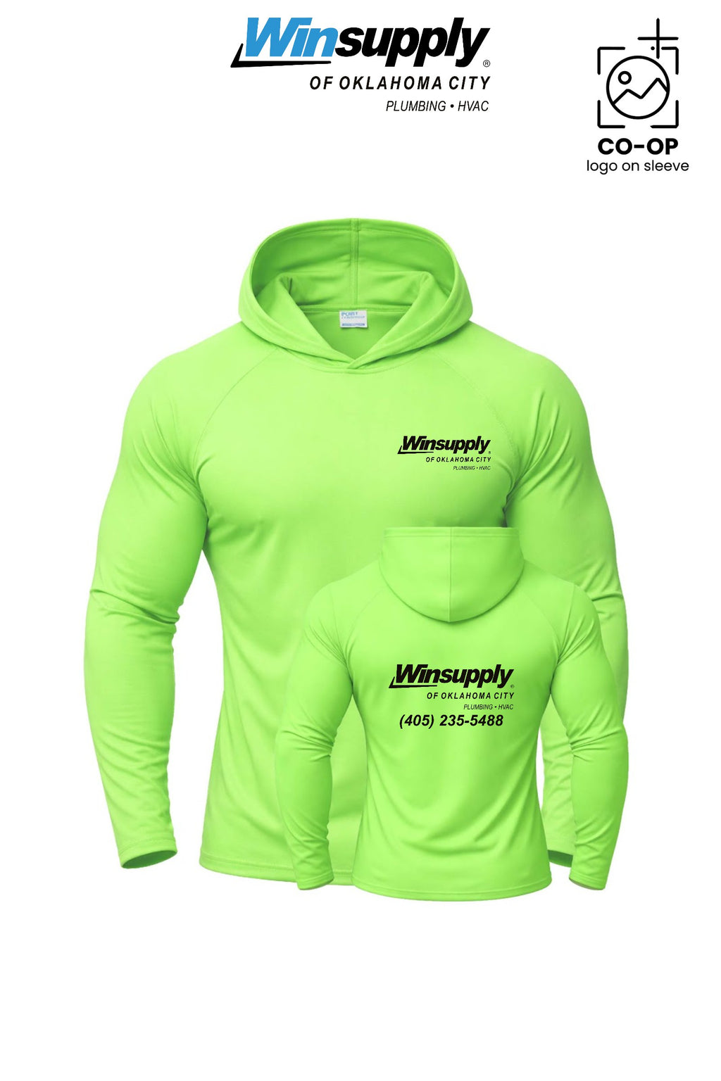 Port & Co™ Performance Pullover Hooded UPF50 Tee - Winsupply of Oklahoma City