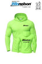 Port & Co™ Performance Pullover Hooded UPF50 Tee - Queen City Winnelson