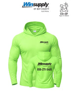 Port & Co™ Performance Pullover Hooded UPF50 Tee - Winsupply Bay County FL