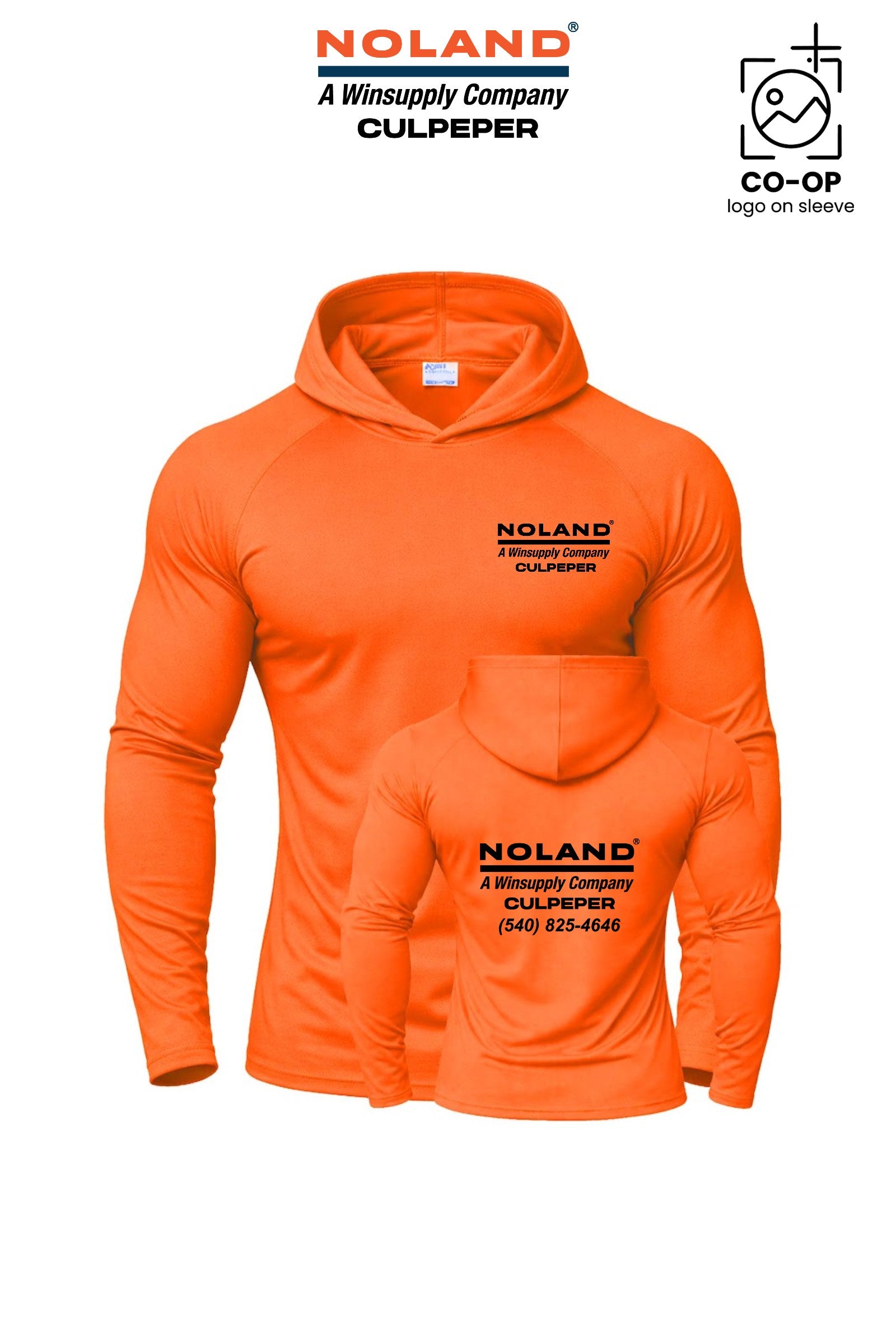 Port & Co™ Performance Pullover Hooded UPF50 Tee - Culpeper Noland