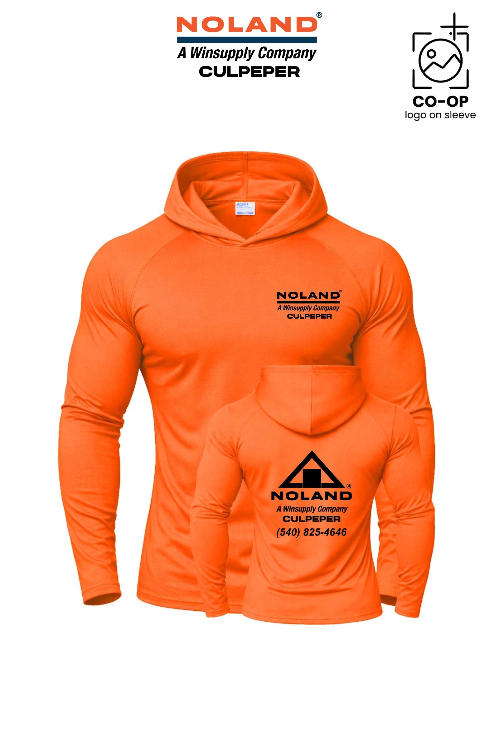 Port & Co™ Performance Pullover Hooded UPF50 Tee - Culpeper Noland