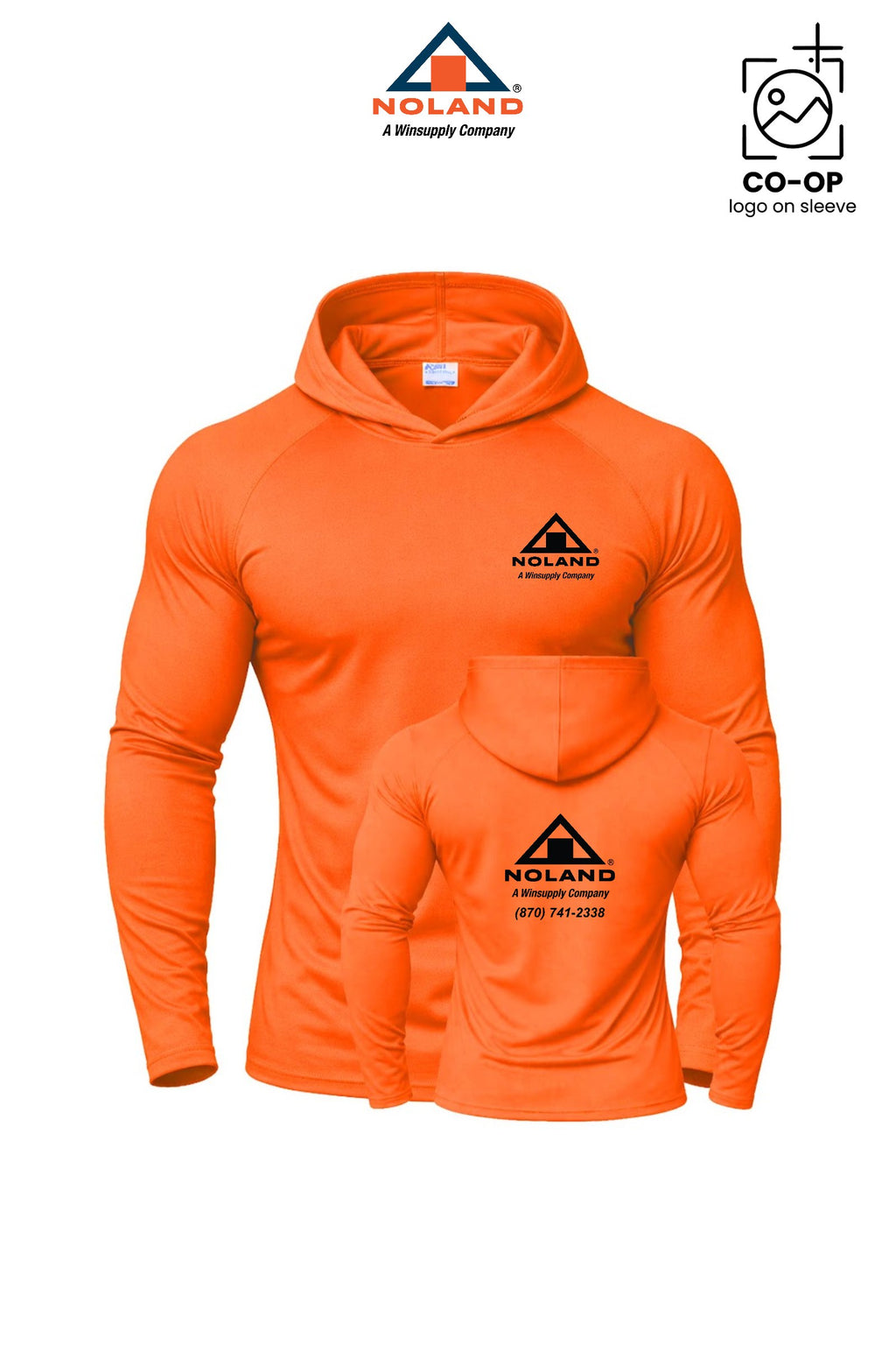 Port & Co™ Performance Pullover Hooded UPF50 Tee - Harrison Noland
