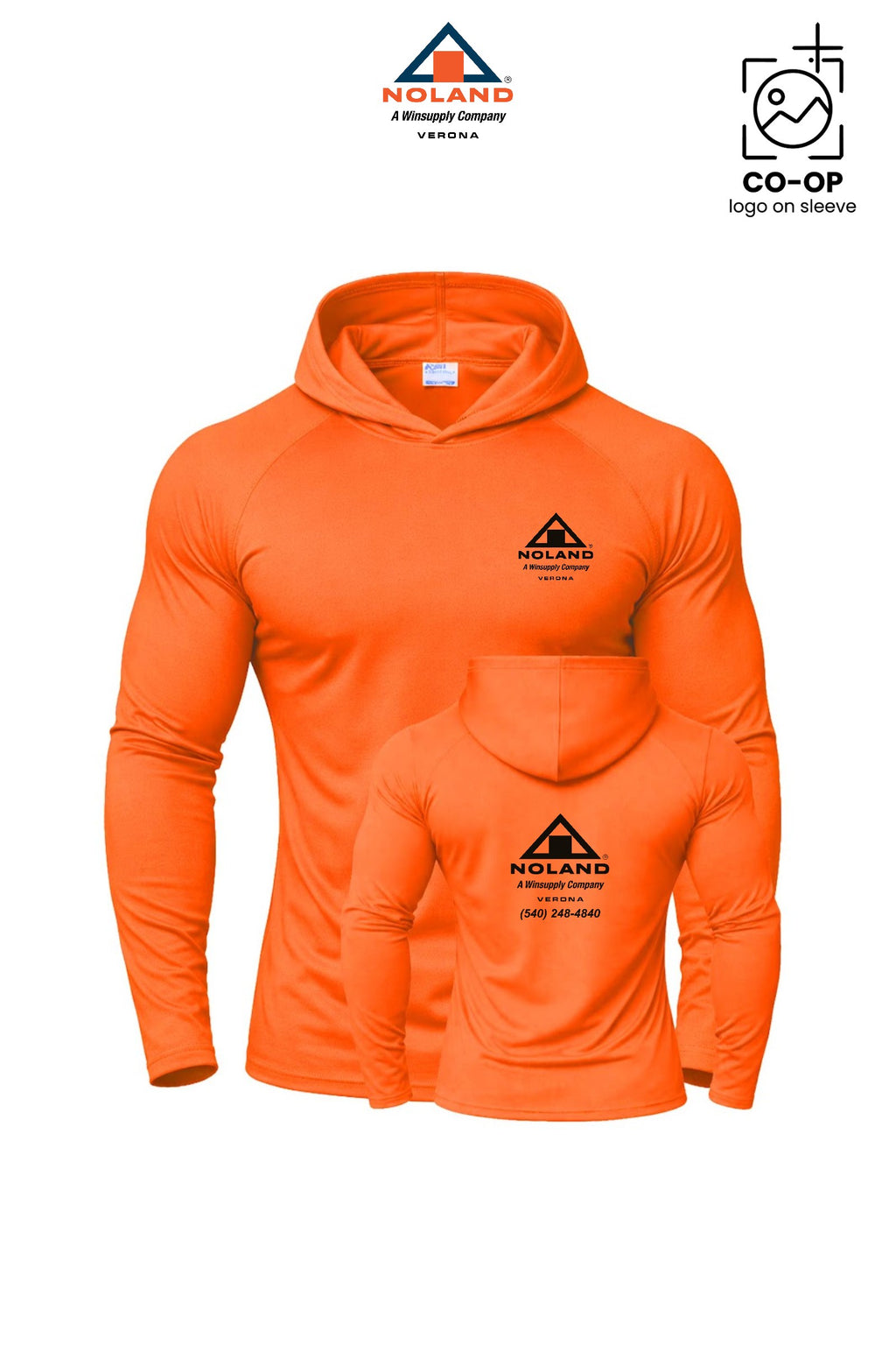 Port & Co™ Performance Pullover Hooded UPF50 Tee - Verona Noland