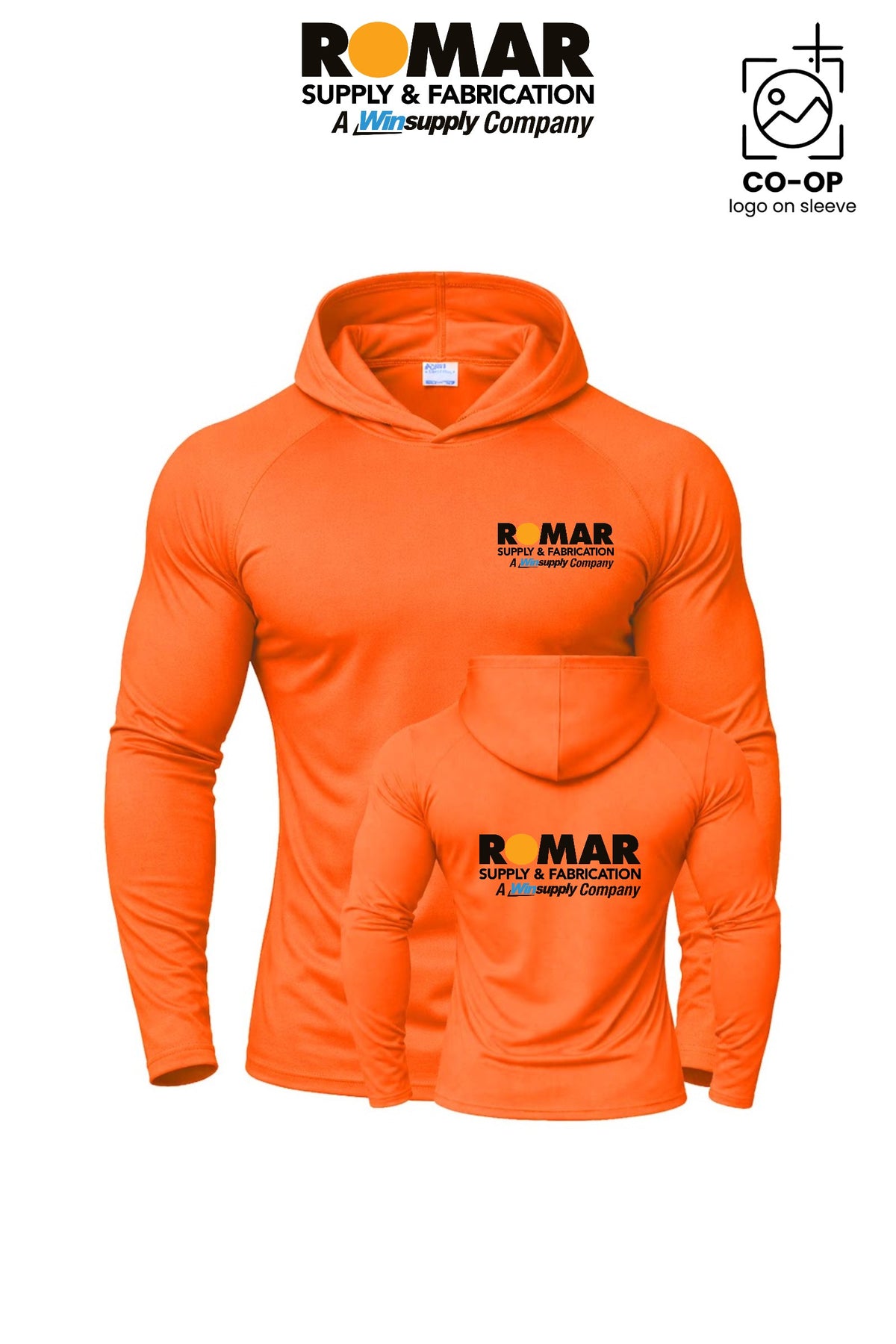 Port & Co™ Performance Pullover Hooded UPF50 Tee - Romar Supply San Antonio