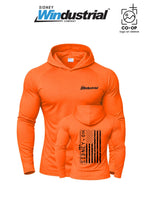 Port & Co™ Performance Pullover Hooded UPF50 Tee - Sidney Windustrial