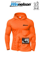 Port & Co™ Performance Pullover Hooded UPF50 Tee - Rock Springs Winnelson