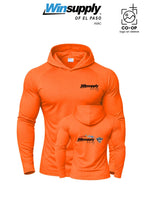 Port & Co™ Performance Pullover Hooded UPF50 Tee - Winsupply of El Paso