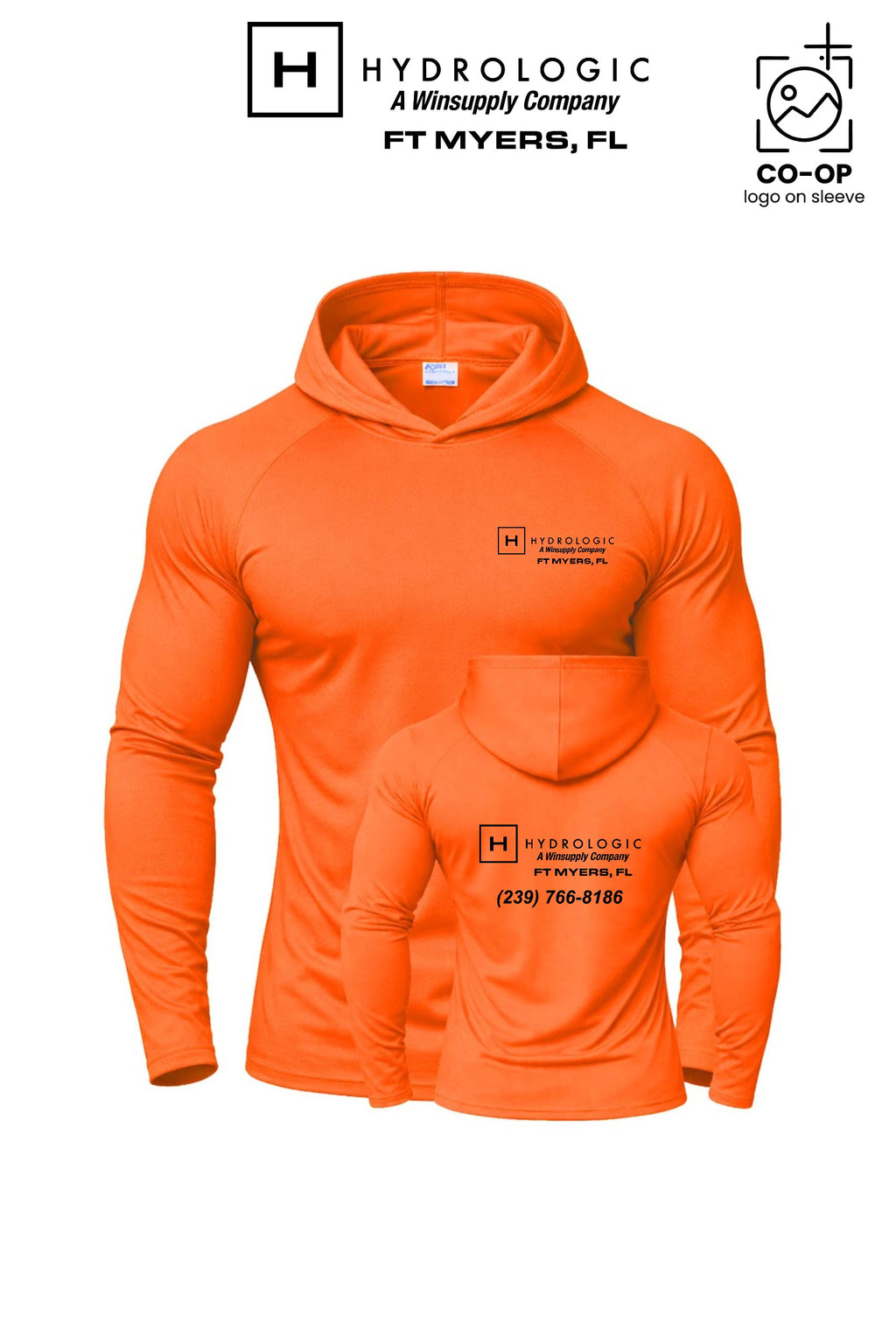 Port & Co™ Performance Pullover Hooded UPF50 Tee - Winsupply Ft Myers FL Co.