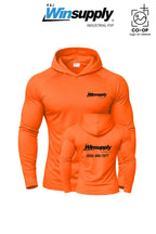 Port & Co™ Performance Pullover Hooded UPF50 Tee - K & J Winsupply, Industrial PVF