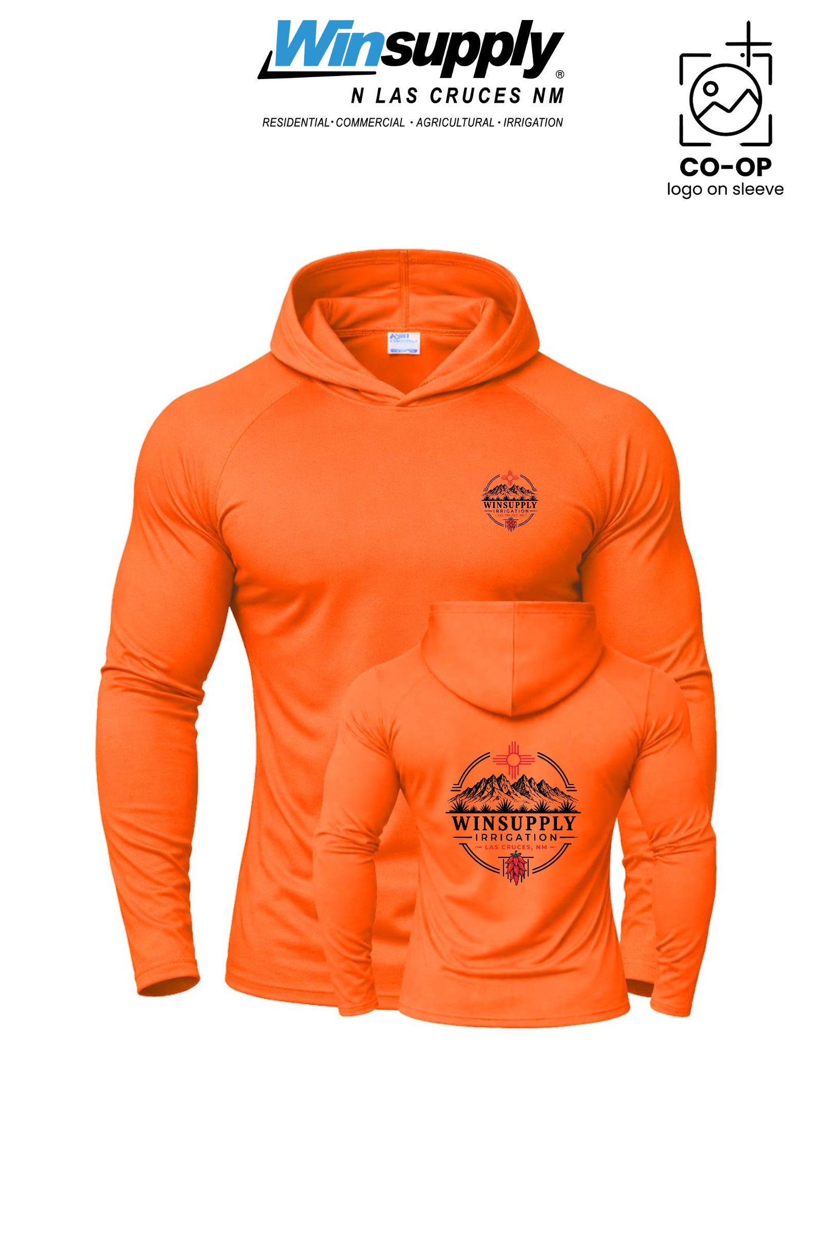 Port & Co™ Performance Pullover Hooded UPF50 Tee - Winsupply N Las Cruces NM
