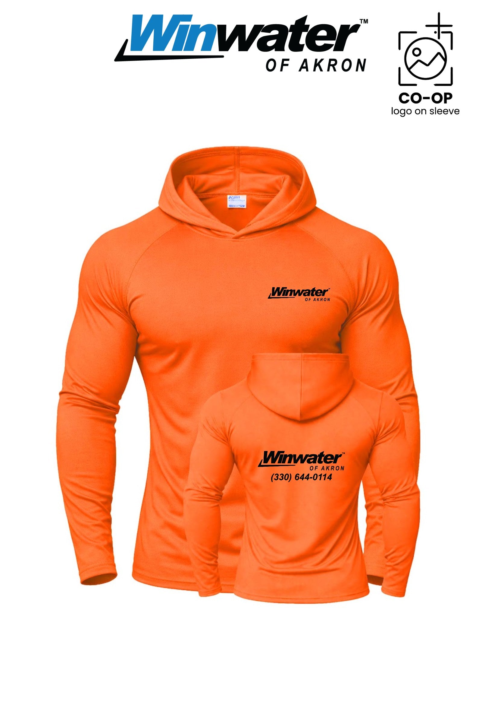 Port & Co™ Performance Pullover Hooded UPF50 Tee - Winwater of Akron