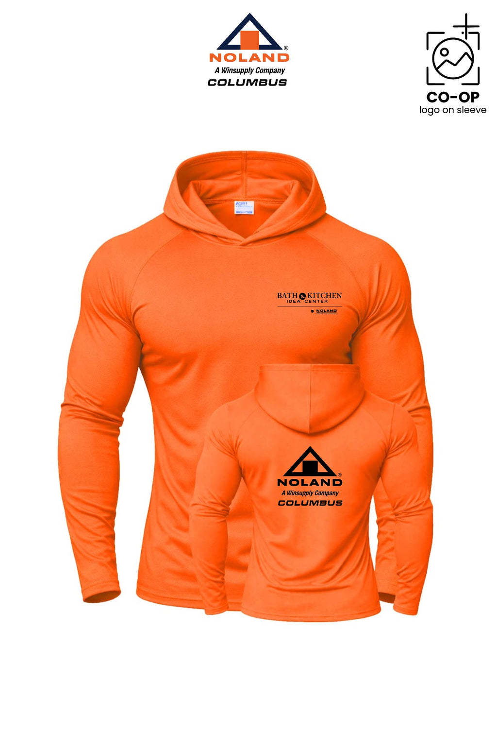 Port & Co™ Performance Pullover Hooded UPF50 Tee - Columbus Noland