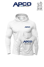 Port & Co™ Performance Pullover Hooded UPF50 Tee - APCO Supply - Indianapolis