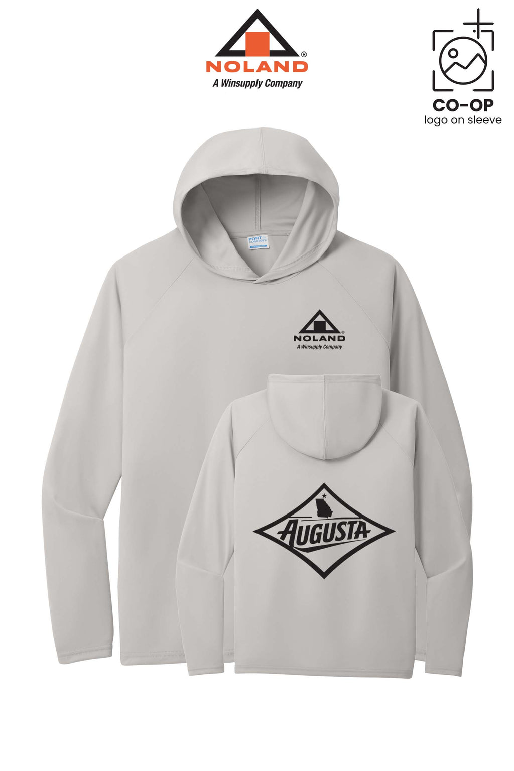 Port & Co™ Performance Pullover Hooded UPF50 Tee - Noland of Augusta GA