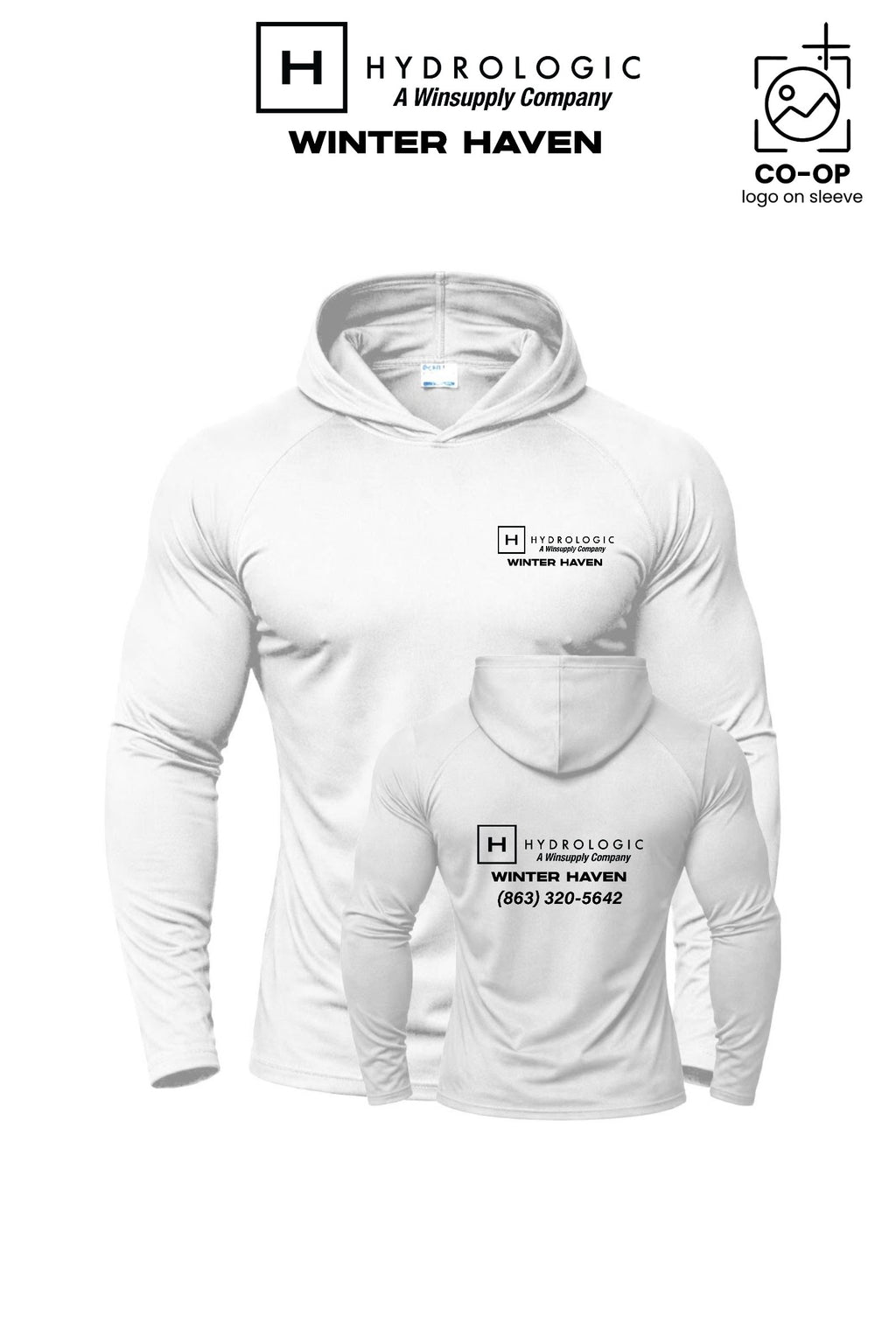 Port & Co™ Performance Pullover Hooded UPF50 Tee - Winsupply of Winter Haven