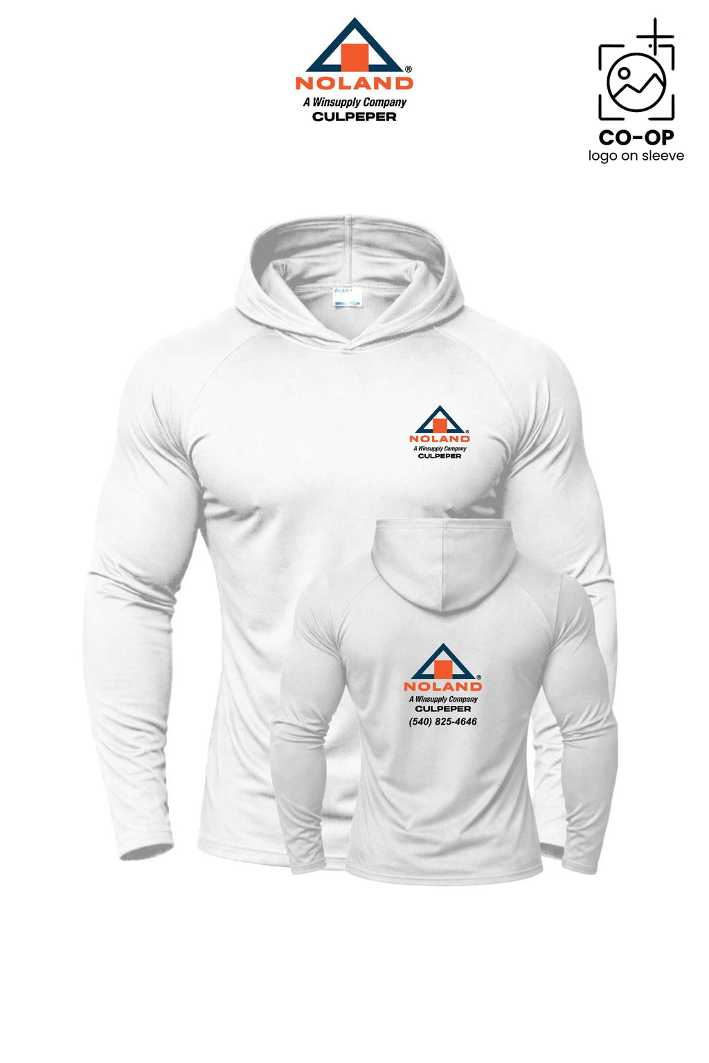 Port & Co™ Performance Pullover Hooded UPF50 Tee - Culpeper Noland