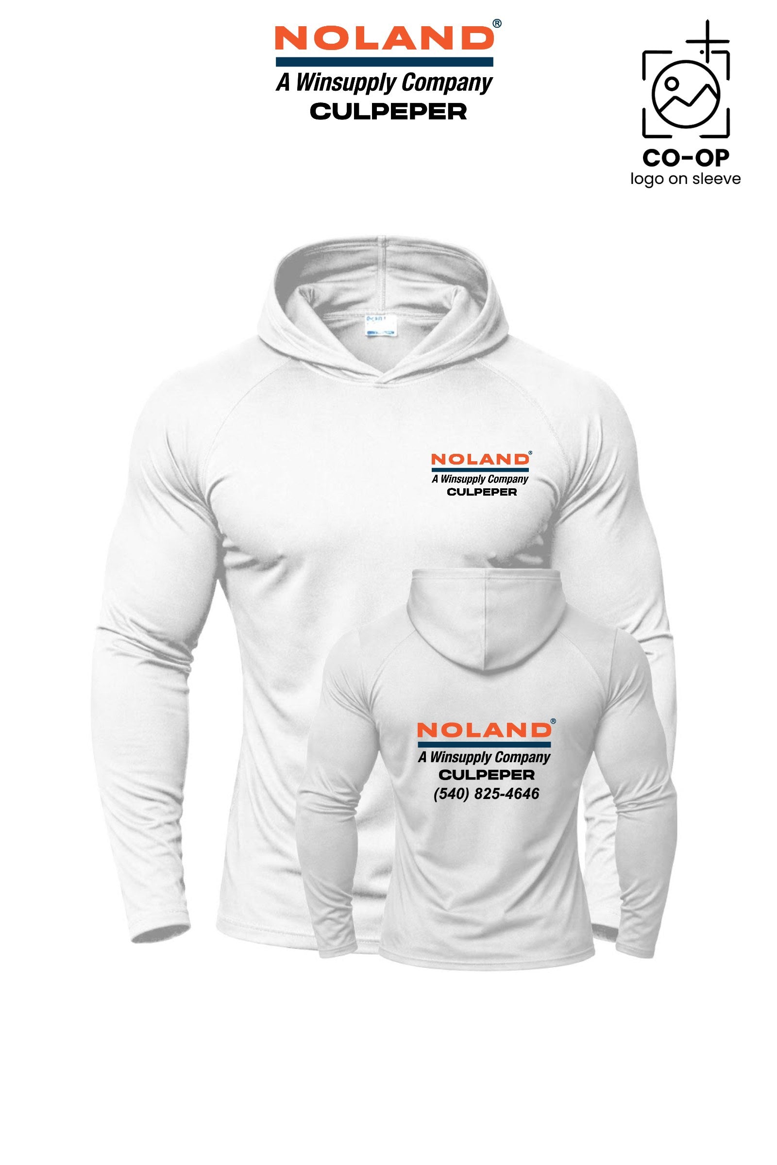 Port & Co™ Performance Pullover Hooded UPF50 Tee - Culpeper Noland