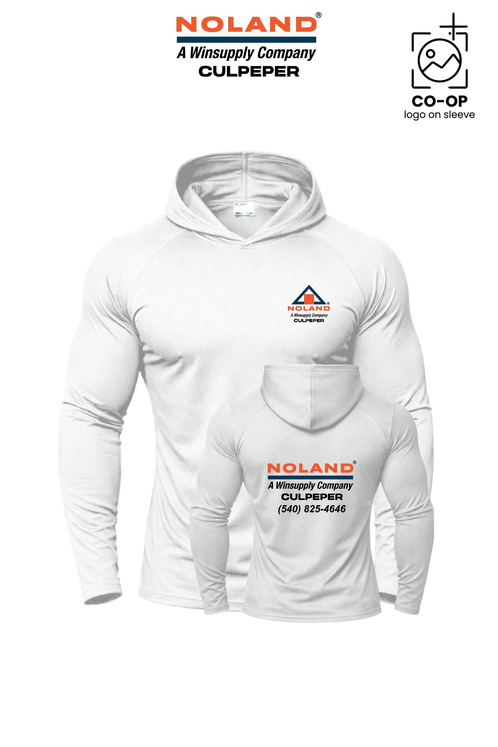 Port & Co™ Performance Pullover Hooded UPF50 Tee - Culpeper Noland