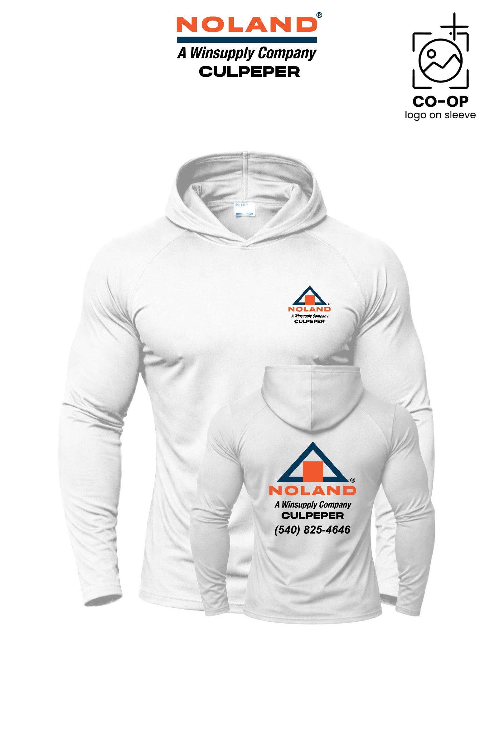 Port & Co™ Performance Pullover Hooded UPF50 Tee - Culpeper Noland