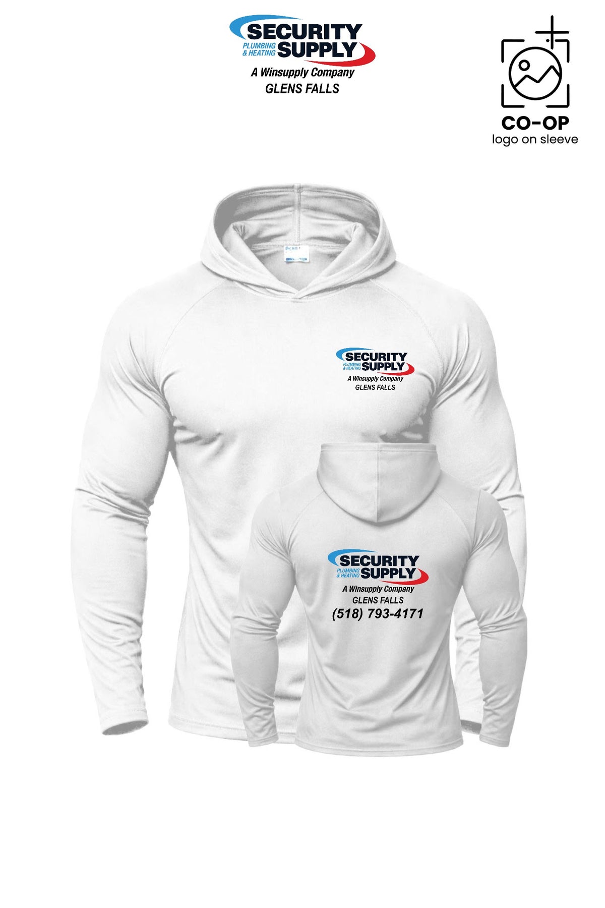 Port & Co™ Performance Pullover Hooded UPF50 Tee - SPHS Glens Falls
