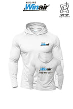 Port & Co™ Performance Pullover Hooded UPF50 Tee - Midland Winair