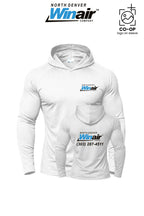 Port & Co™ Performance Pullover Hooded UPF50 Tee - North Denver Winair