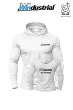 Port & Co™ Performance Pullover Hooded UPF50 Tee - Salt Lake Windustrial