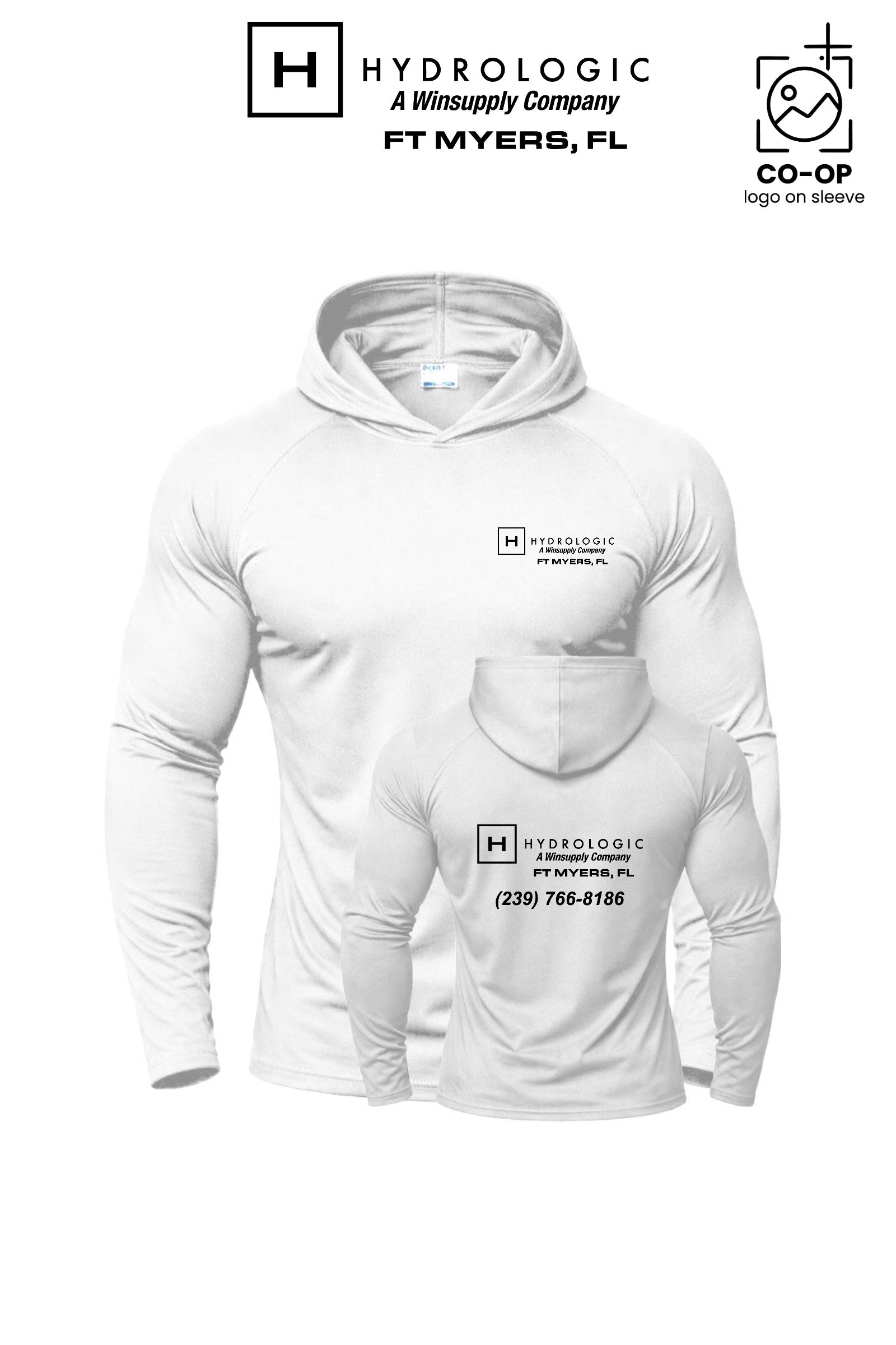 Port & Co™ Performance Pullover Hooded UPF50 Tee - Winsupply Ft Myers FL Co.
