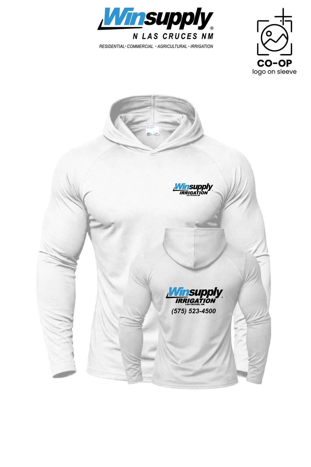 Port & Co™ Performance Pullover Hooded UPF50 Tee - Winsupply N Las Cruces NM