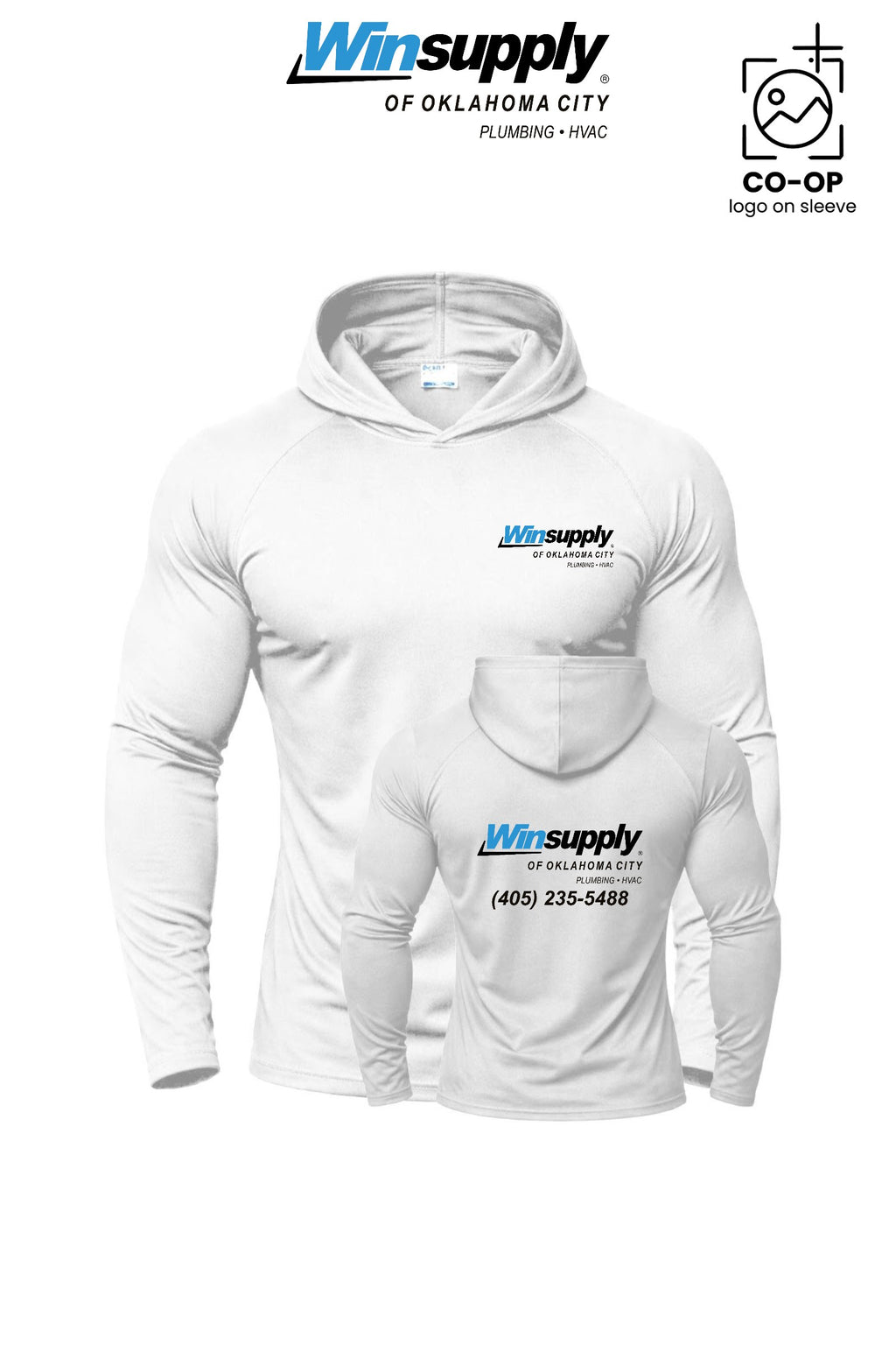 Port & Co™ Performance Pullover Hooded UPF50 Tee - Winsupply of Oklahoma City