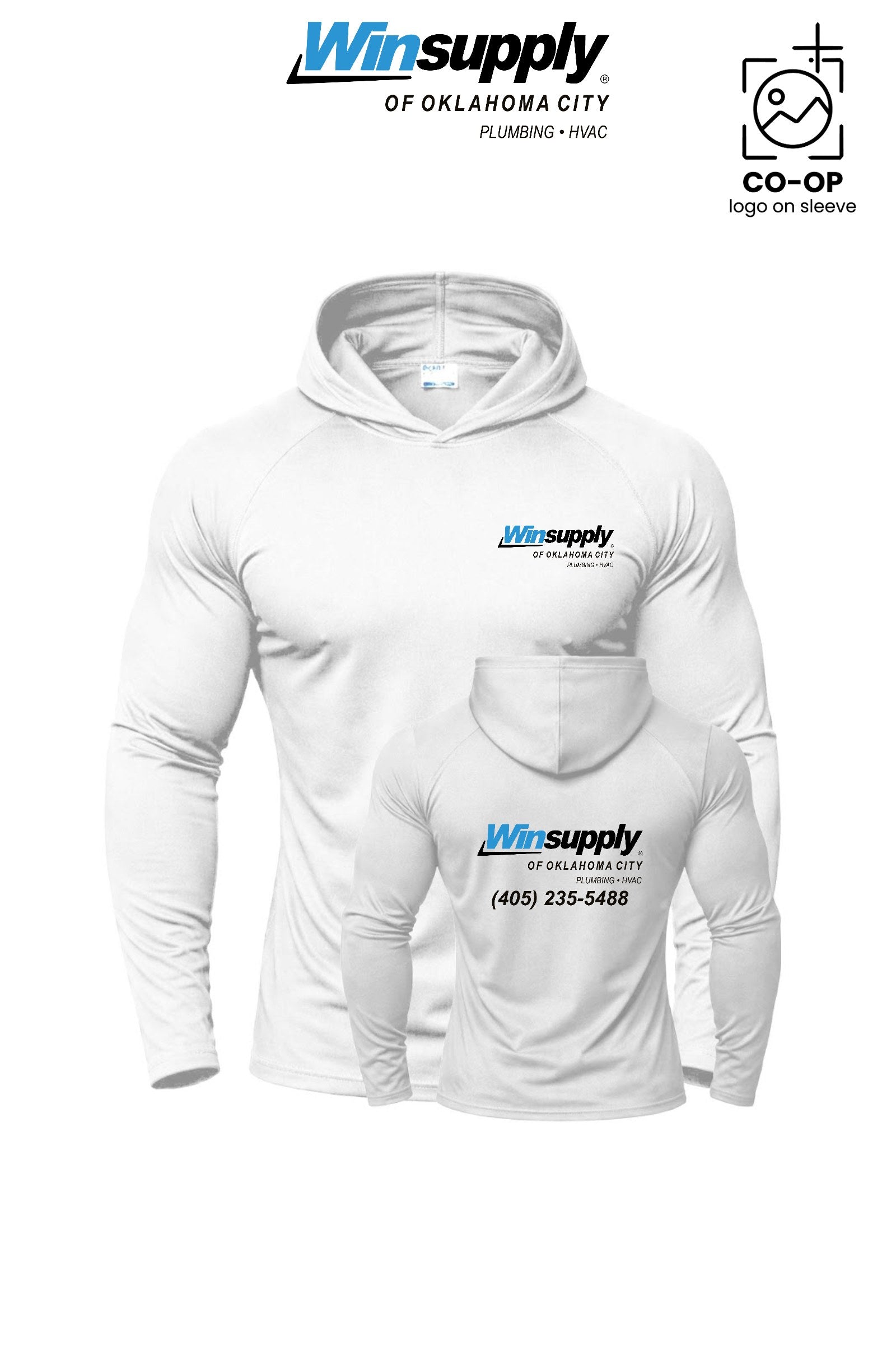 Port & Co™ Performance Pullover Hooded UPF50 Tee - Winsupply of Oklahoma City