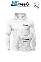 Port & Co™ Performance Pullover Hooded UPF50 Tee - San Antonio Winsupply
