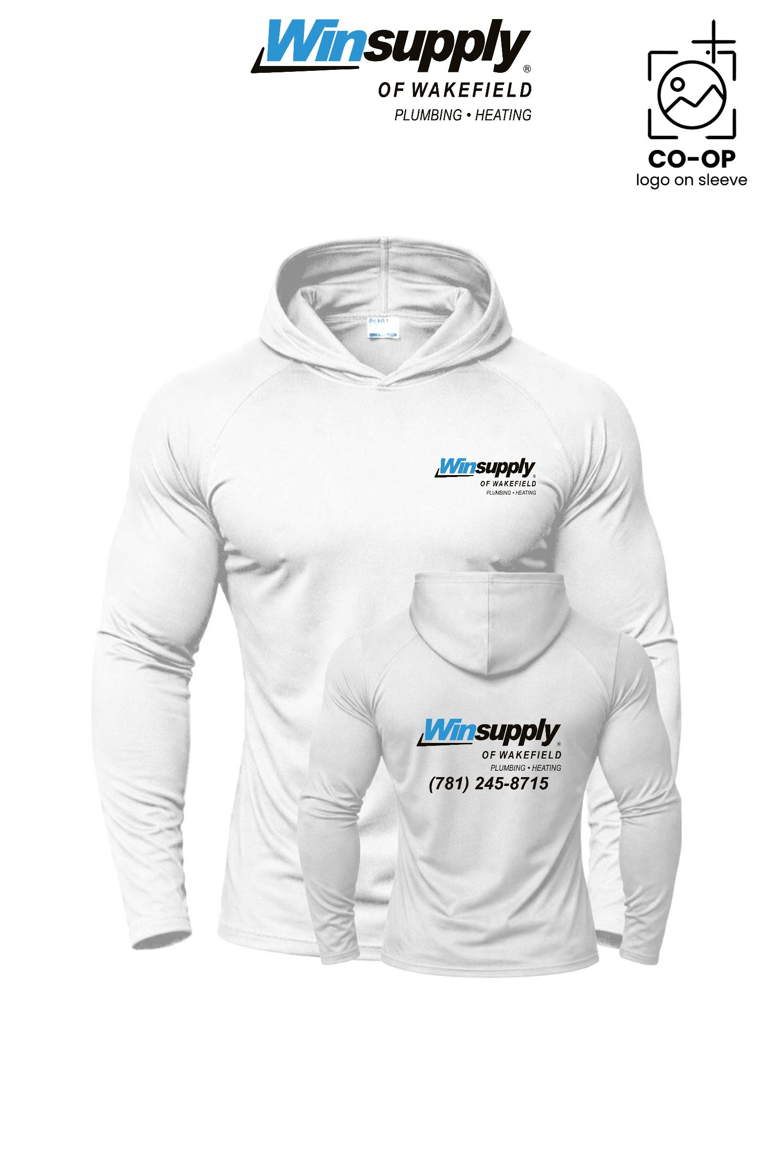 Port & Co™ Performance Pullover Hooded UPF50 Tee - Winsupply of Wakefield