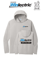 Port & Co™ Performance Pullover Hooded UPF50 Tee - Winlectric Bangor
