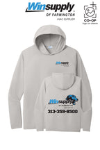 Port & Co™ Performance Pullover Hooded UPF50 Tee - Winsupply of Farmington