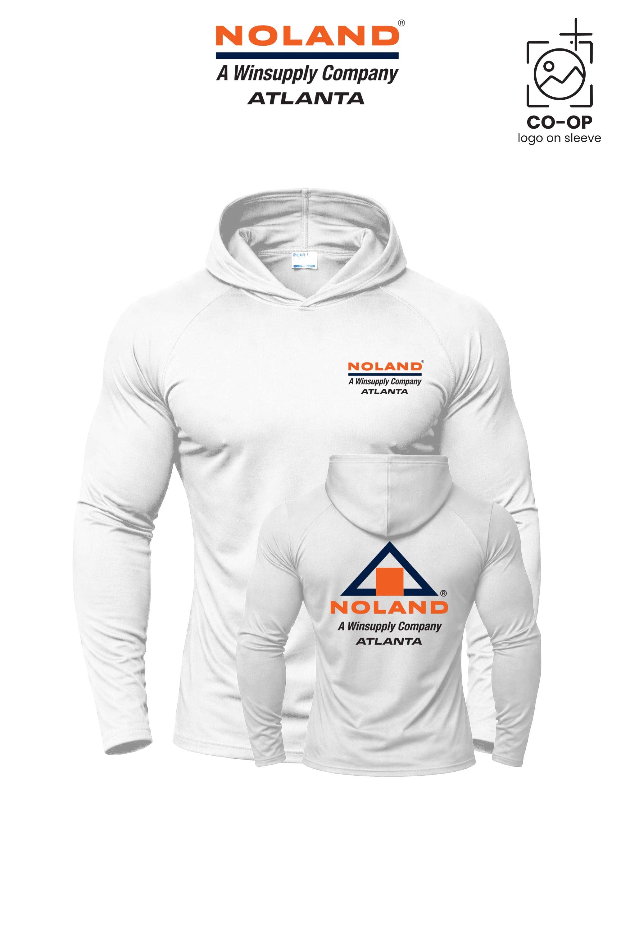 Port & Co™ Performance Pullover Hooded UPF50 Tee - Atlanta Noland