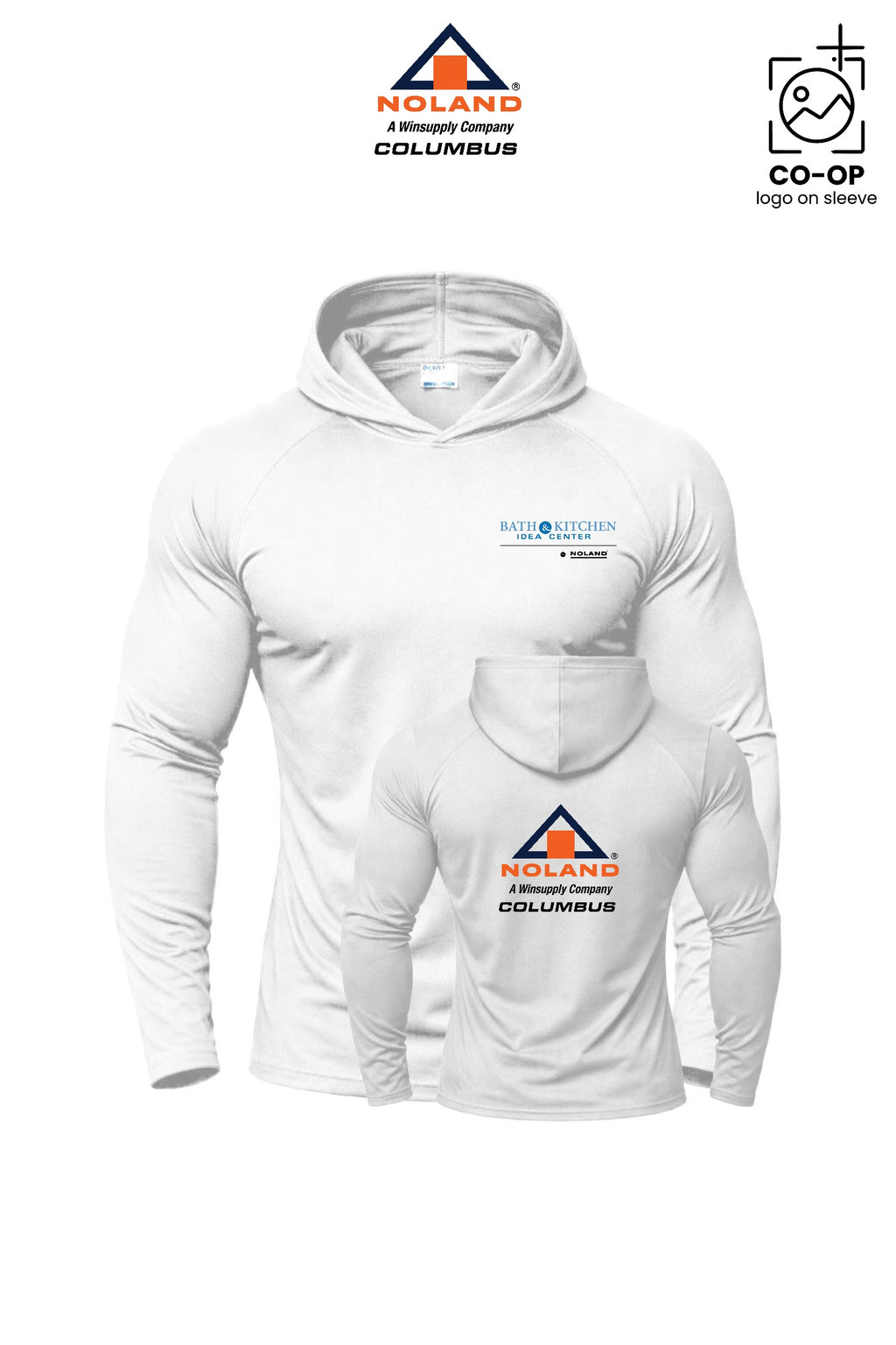 Port & Co™ Performance Pullover Hooded UPF50 Tee - Columbus Noland