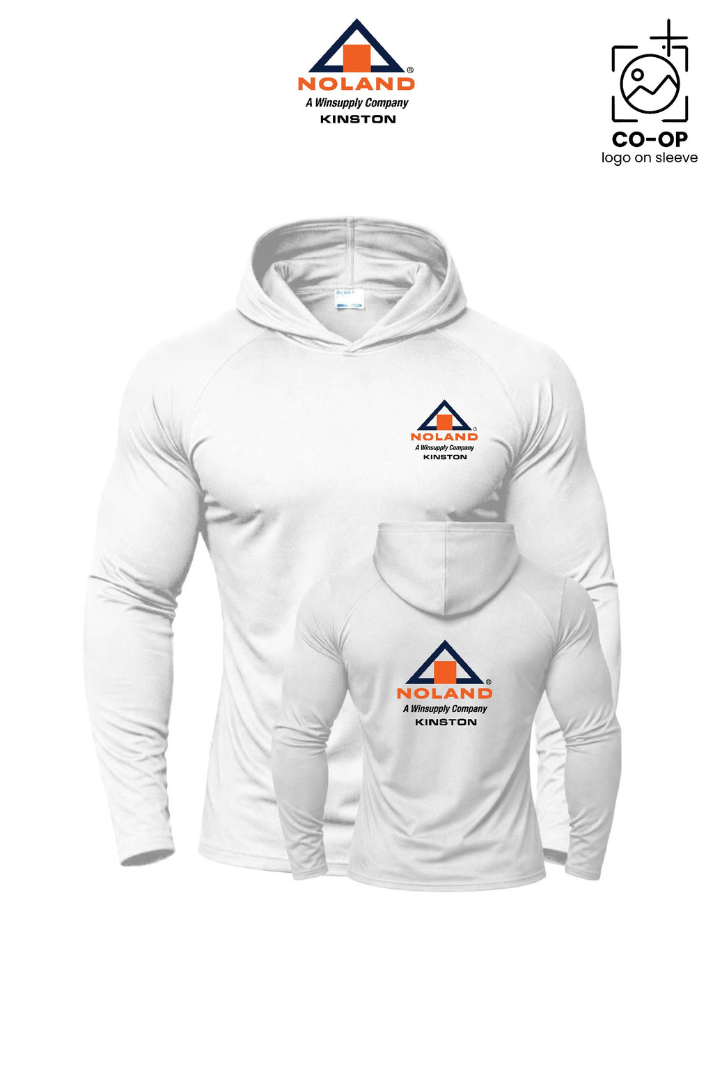 Port & Co™ Performance Pullover Hooded UPF50 Tee - Kinston Noland