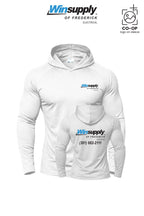 Port & Co™ Performance Pullover Hooded UPF50 Tee - Winsupply of Frederick