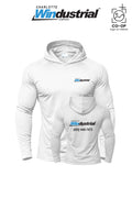 Port & Co™ Performance Pullover Hooded UPF50 Tee - Charlotte Windustrial