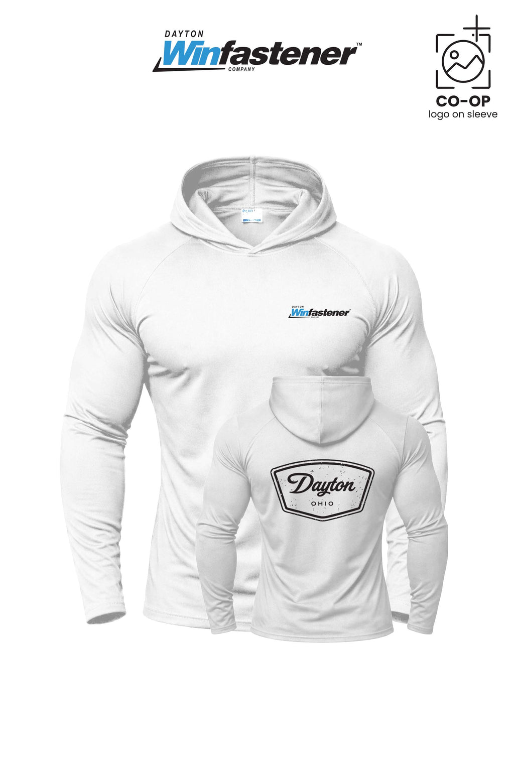 Port & Co™ Performance Pullover Hooded UPF50 Tee - Dayton Winfastener