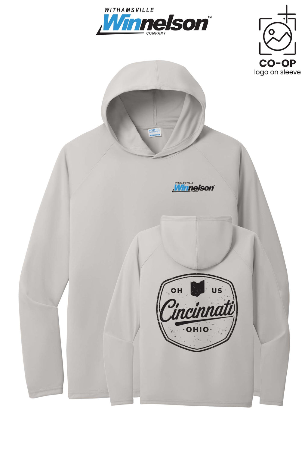 Port & Co™ Performance Pullover Hooded UPF50 Tee - Withamsville Winnelson