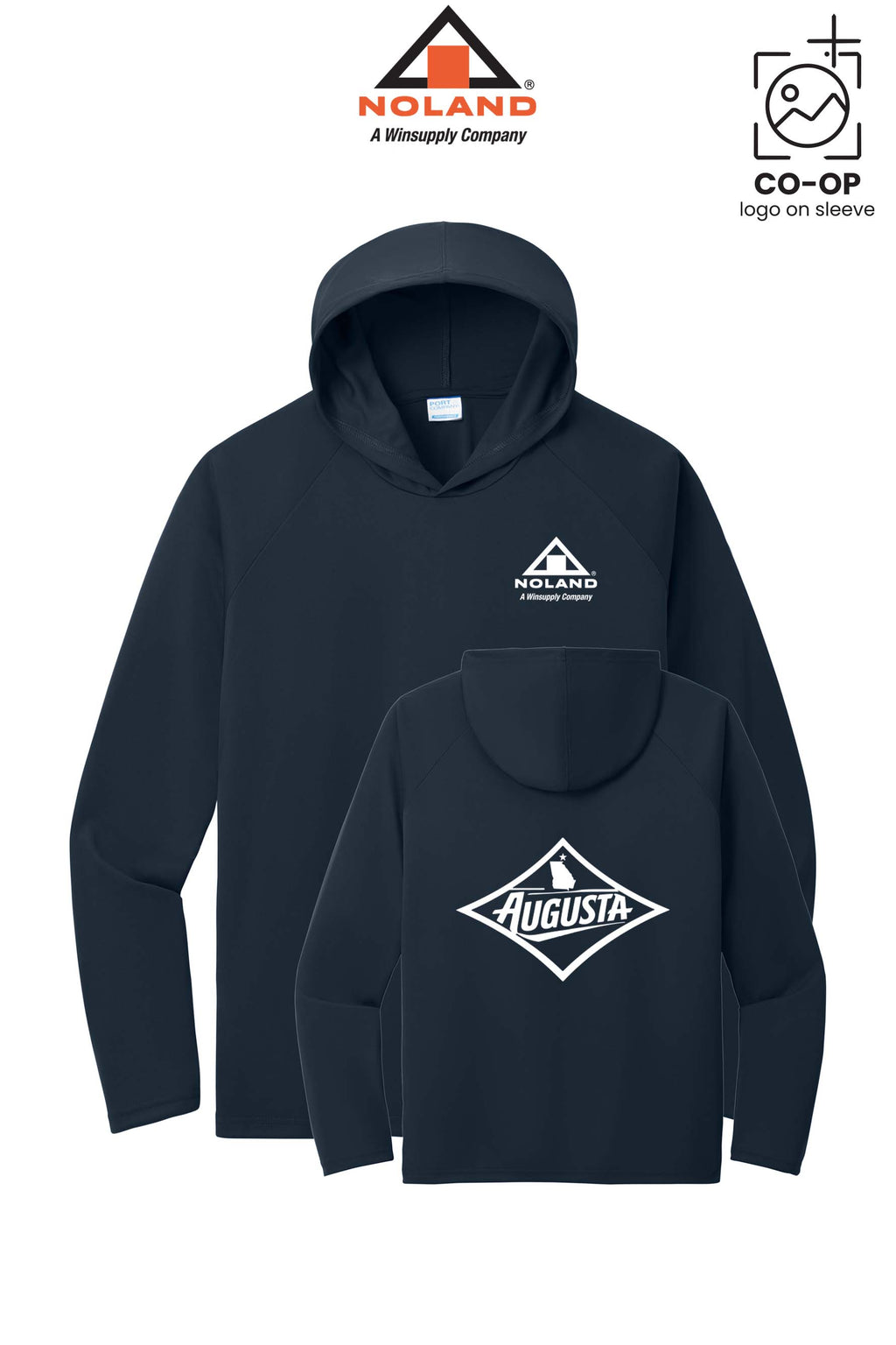 Port & Co™ Performance Pullover Hooded UPF50 Tee - Noland of Augusta GA