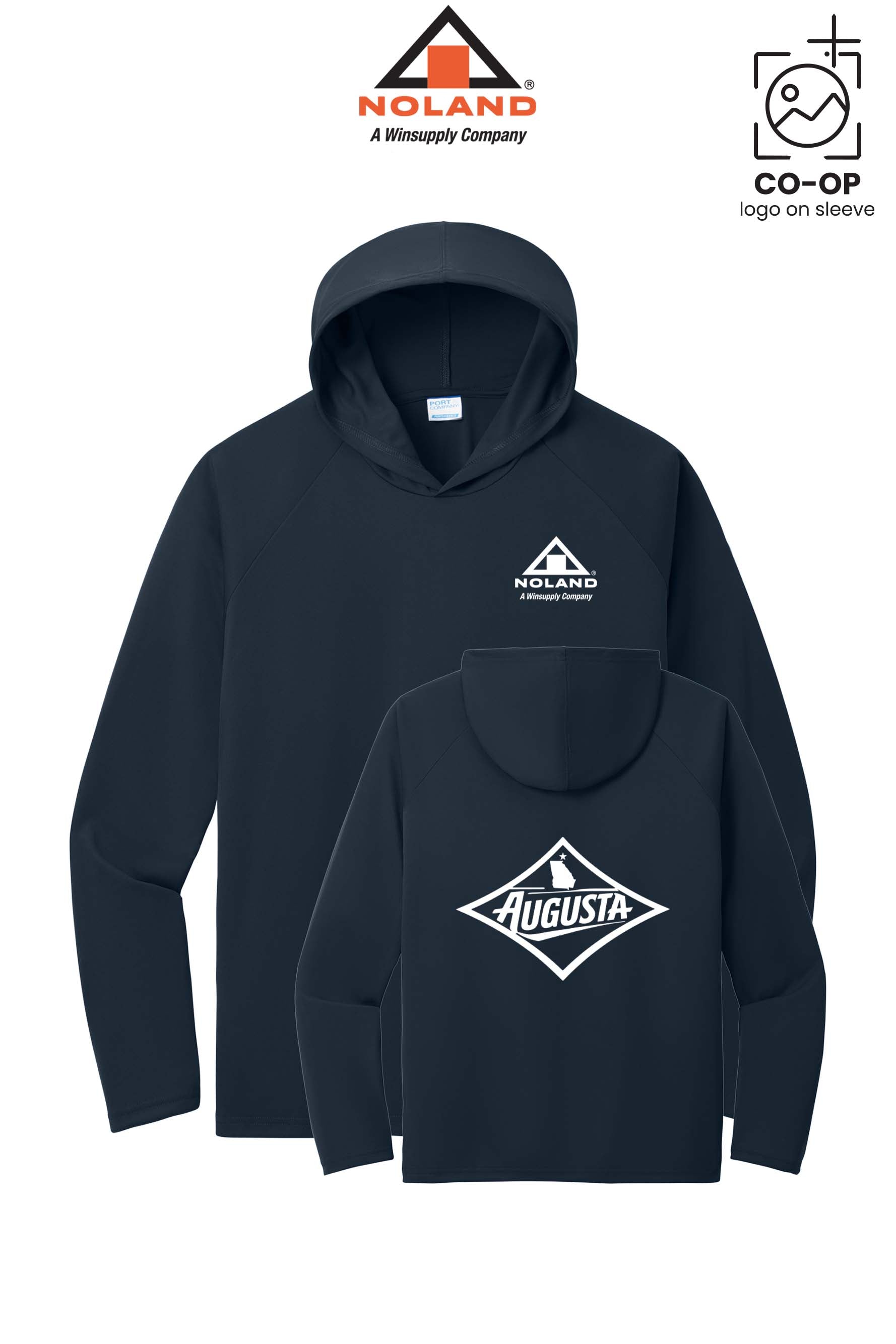 Port & Co™ Performance Pullover Hooded UPF50 Tee - Noland of Augusta GA