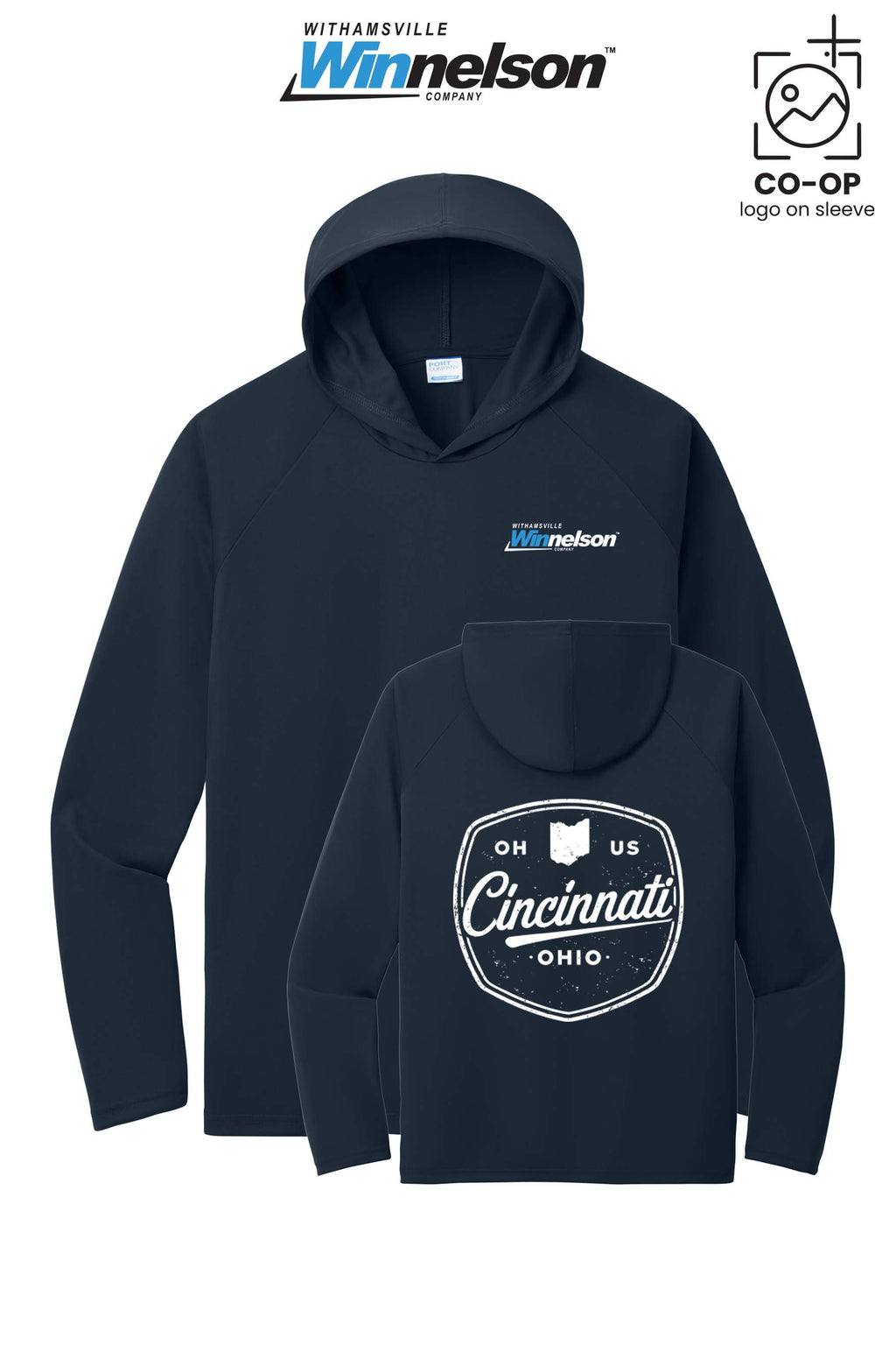 Port & Co™ Performance Pullover Hooded UPF50 Tee - Withamsville Winnelson