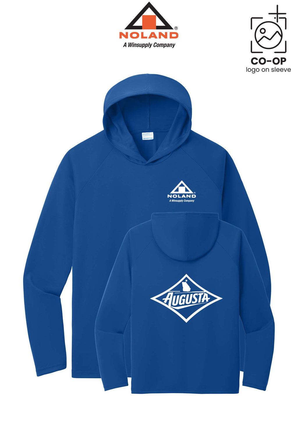 Port & Co™ Performance Pullover Hooded UPF50 Tee - Noland of Augusta GA